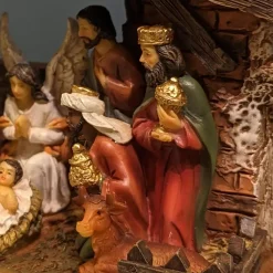 KAEMINGK Presepe-Presepe con natività Sainte-Julia