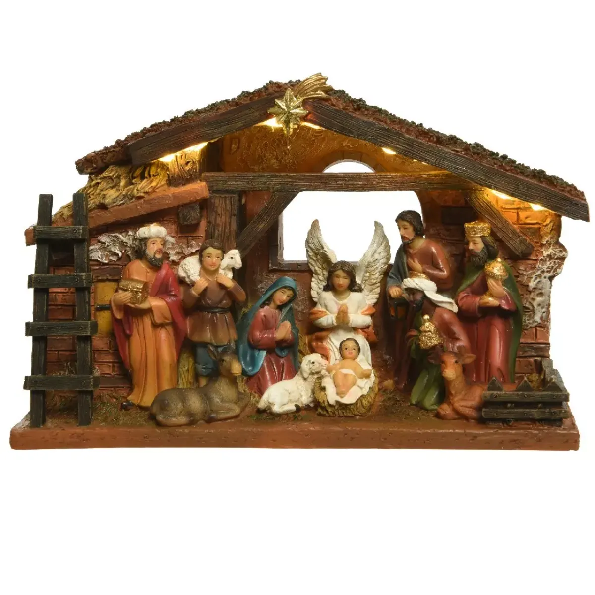 KAEMINGK Presepe-Presepe con natività Sainte-Julia