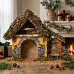 KAEMINGK Presepe-Presepe di Natale vuoto (Altezza 27 cm) Santa Lea