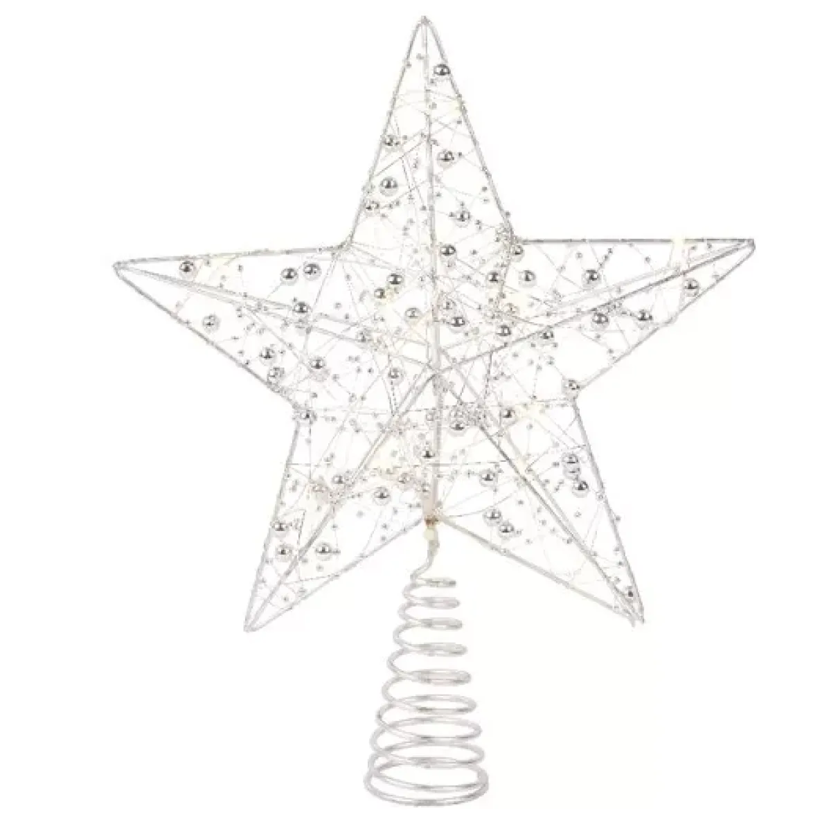 KAEMINGK Puntali Per Albero Di Natale-Puntale albero luminoso Angie /Bianco caldo