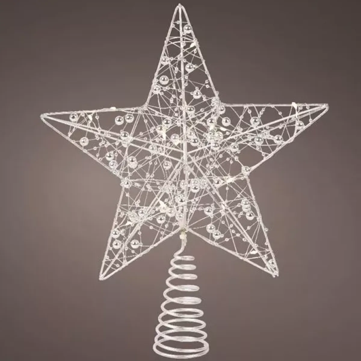 KAEMINGK Puntali Per Albero Di Natale-Puntale albero luminoso Angie /Bianco caldo