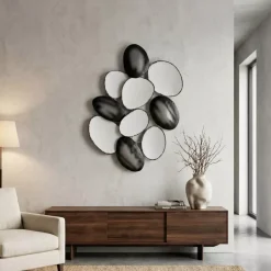 EMINZA Quadri & Decorazioni Murali-Quadro decorativo in metallo (81 cm) Ellora