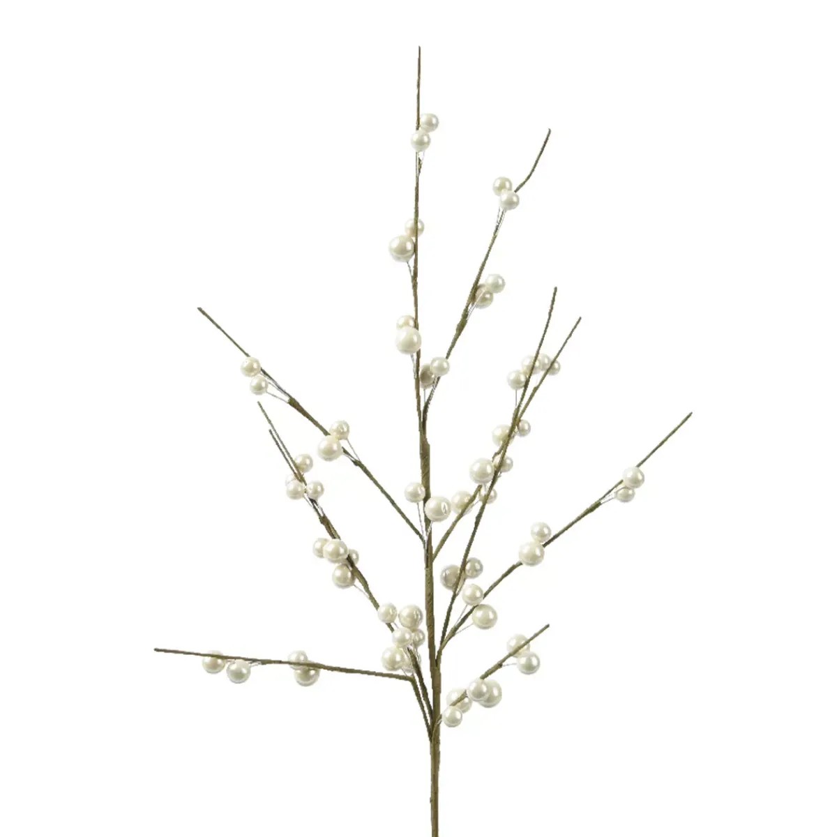 KAEMINGK Rami Artificiali-Ramo di bacche (H55 cm) Laponia metallizzata