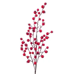 KAEMINGK Rami Artificiali-Ramo di bacche (H60 cm) Santo laccato