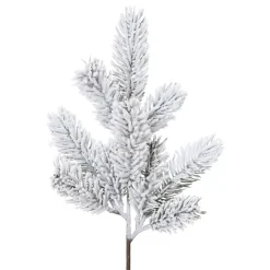 KAEMINGK Rami Artificiali|Centrotavola Natalizi-Ramo innevato Givrami Verde innevato