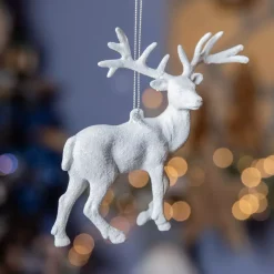 KAEMINGK Addobbi Natalizi-Renna di Natale da appendere (14 cm) Strass Knut