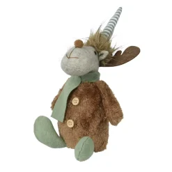 KAEMINGK Babbo Natale Animali E Personaggi-Renna di Natale decorativa (H31 cm) Billie Menta bianca