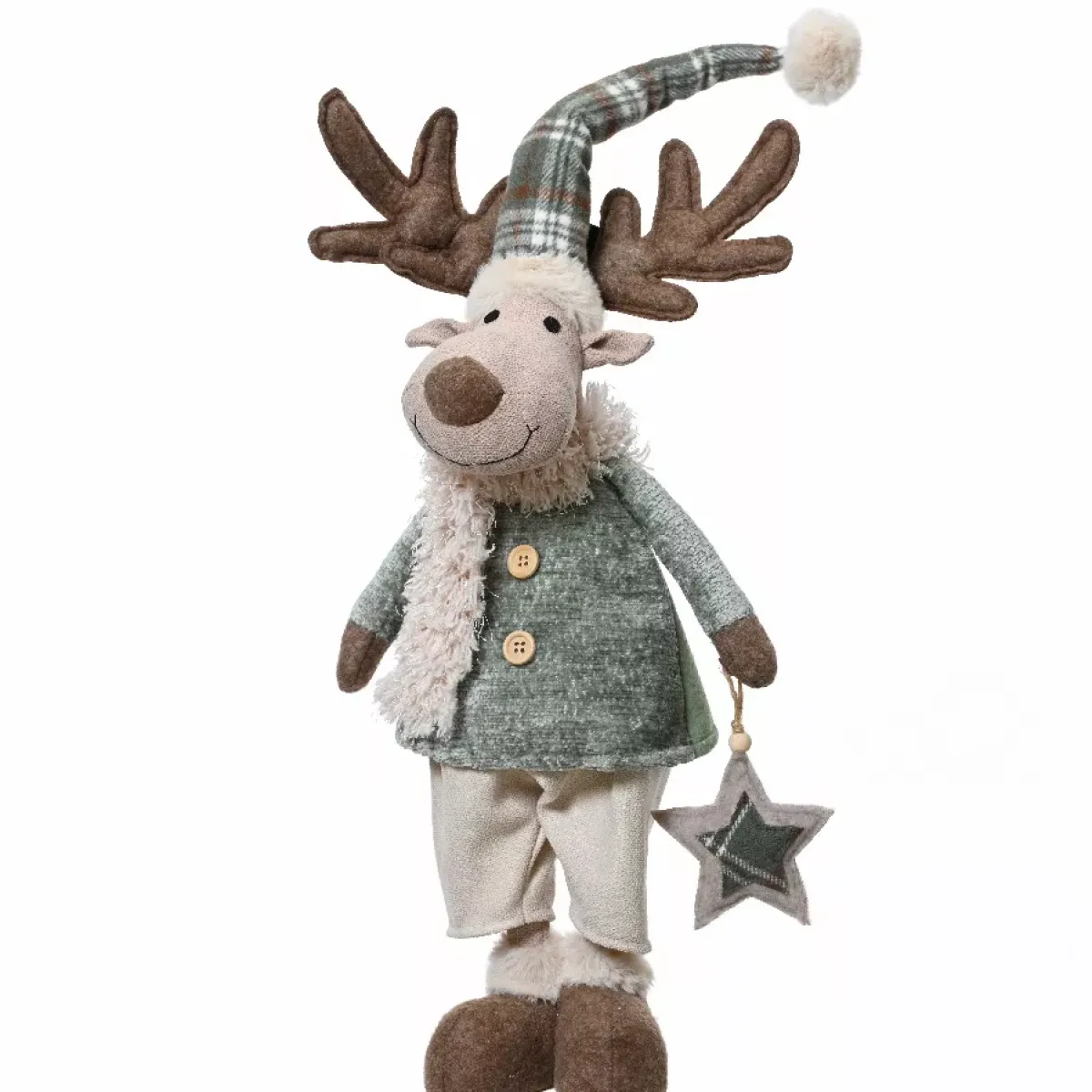 KAEMINGK Babbo Natale Animali E Personaggi-Renna di Natale in piedi (H82 cm) Signor Chic
