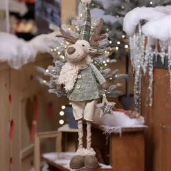 KAEMINGK Babbo Natale Animali E Personaggi-Renna di Natale in piedi (H82 cm) Signor Chic