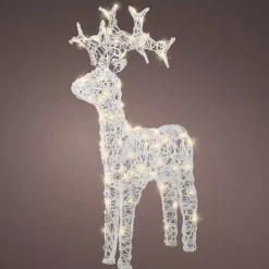 EMINZA Oggetti Decorativi E Illuminati|Personaggi E Oggetti Grande Dimensione-Renna luminosa flessibile 80 LED (H89 cm) Skoll