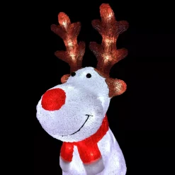 EMINZA Oggetti Decorativi E Illuminati|Babbo Natale Animali E Personaggi-Renna luminosa 40 LED (H50 cm) Dasher