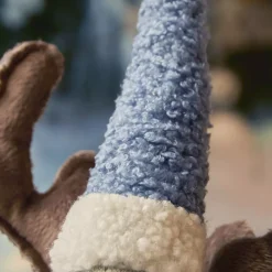 KAEMINGK Babbo Natale Animali E Personaggi-Renna natalizia in piedi (H56 cm) Stan e ecopelliccia bianca