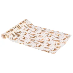 JJA Tovaglia E Runner Da Tavolo Per Le Feste-Runner da tavola (300 x 28 cm) Cervo e foresta
