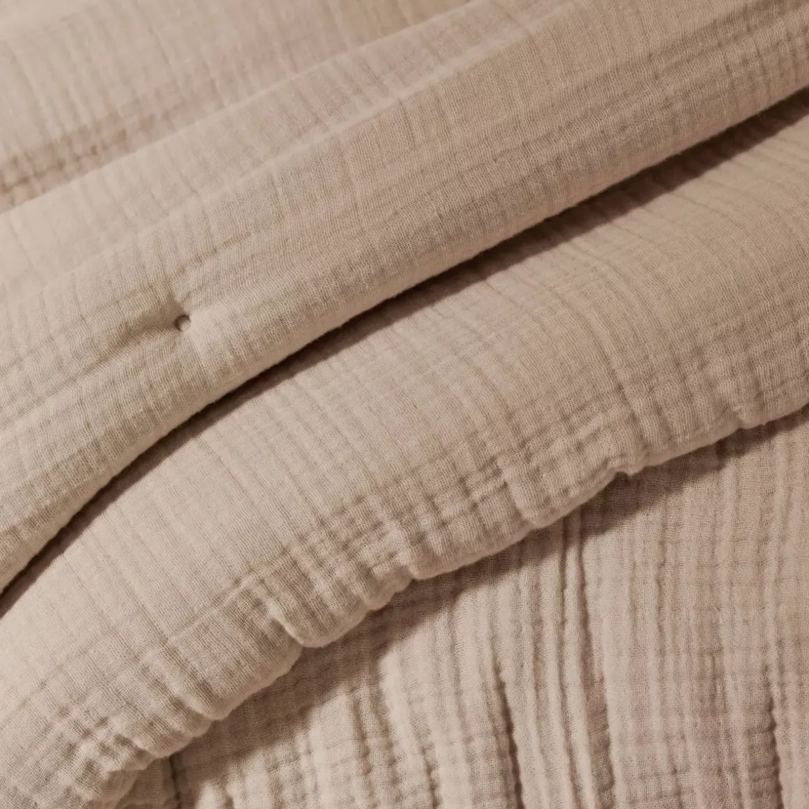 Runner letto quadrupla garza di cotone (90 x 220 cm) Victoria x Gaïa Corda
