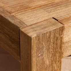 Salotto da giardino in legno di acacia 5 posti 4 pezzi Bornéo Sabbia