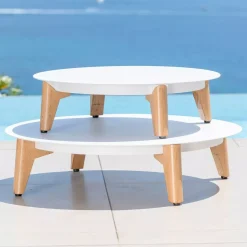 Salotto da giardino Monte Carlo 5 posti Bianco