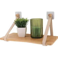TENDANCE Contenitori Bagno-Scaffale adesivo in bambù (40 x H20 cm) Easy Chic