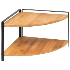 5 Five Simply Smart Librerie E Scaffali-Scaffale angolare in legno a 2 livelli (H20,5 cm) Ordera