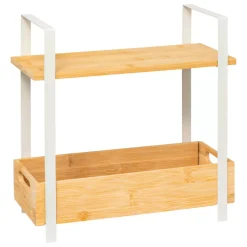 5 Five Simply Smart Librerie E Scaffali-Scaffale cucina in legno a 2 livelli con contenitore (H30 cm) Ordera