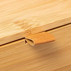 5 Five Simply Smart Cesti E Scatole Portaoggetti-Scatola bambù 3 cassetti Sury Beige