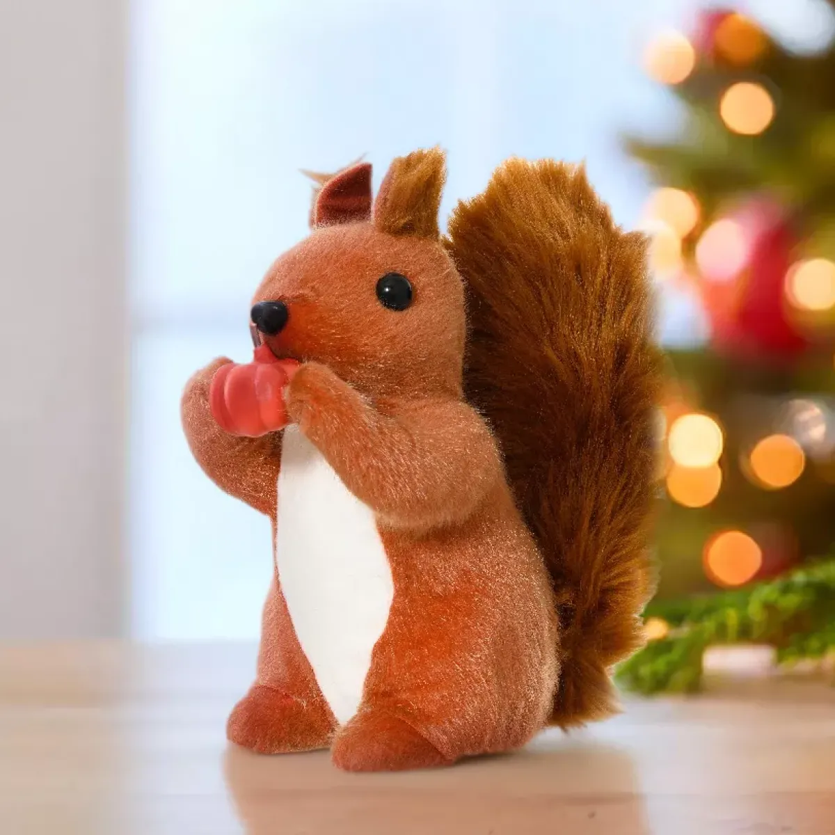 KAEMINGK Babbo Natale Animali E Personaggi-Scoiattolo di Natale (H23 cm) Gribouille e Citrouille