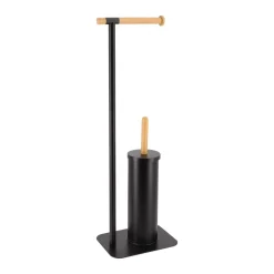 TENDANCE Accessori Water-Scopino e portarotolo wc Bambù