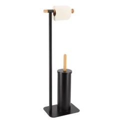 TENDANCE Accessori Water-Scopino e portarotolo wc Bambù