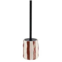 TENDANCE Accessori Water-Scopino per WC in grès a righe Louise mocha