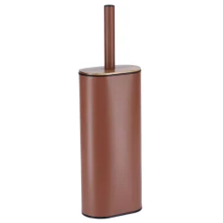 TENDANCE Accessori Water-Scopino WC con coperchio in acacia Season Color