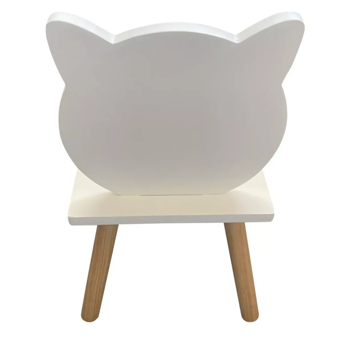 EMINZA Mobili Bambini-Sedia bambini legno (Alt 46 cm) Gattino
