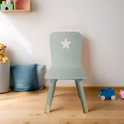 EMINZA Mobili Bambini-Sedia bambino legno (H50 cm) Stars