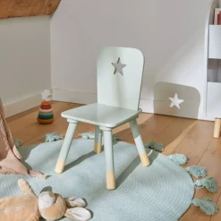 EMINZA Mobili Bambini-Sedia bambino legno (H50 cm) Stars