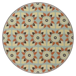 Sedia bistrot pieghevole in mosaico Lyon Marrone