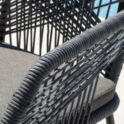 Sedia da giardino impilabile Seville - Grigio