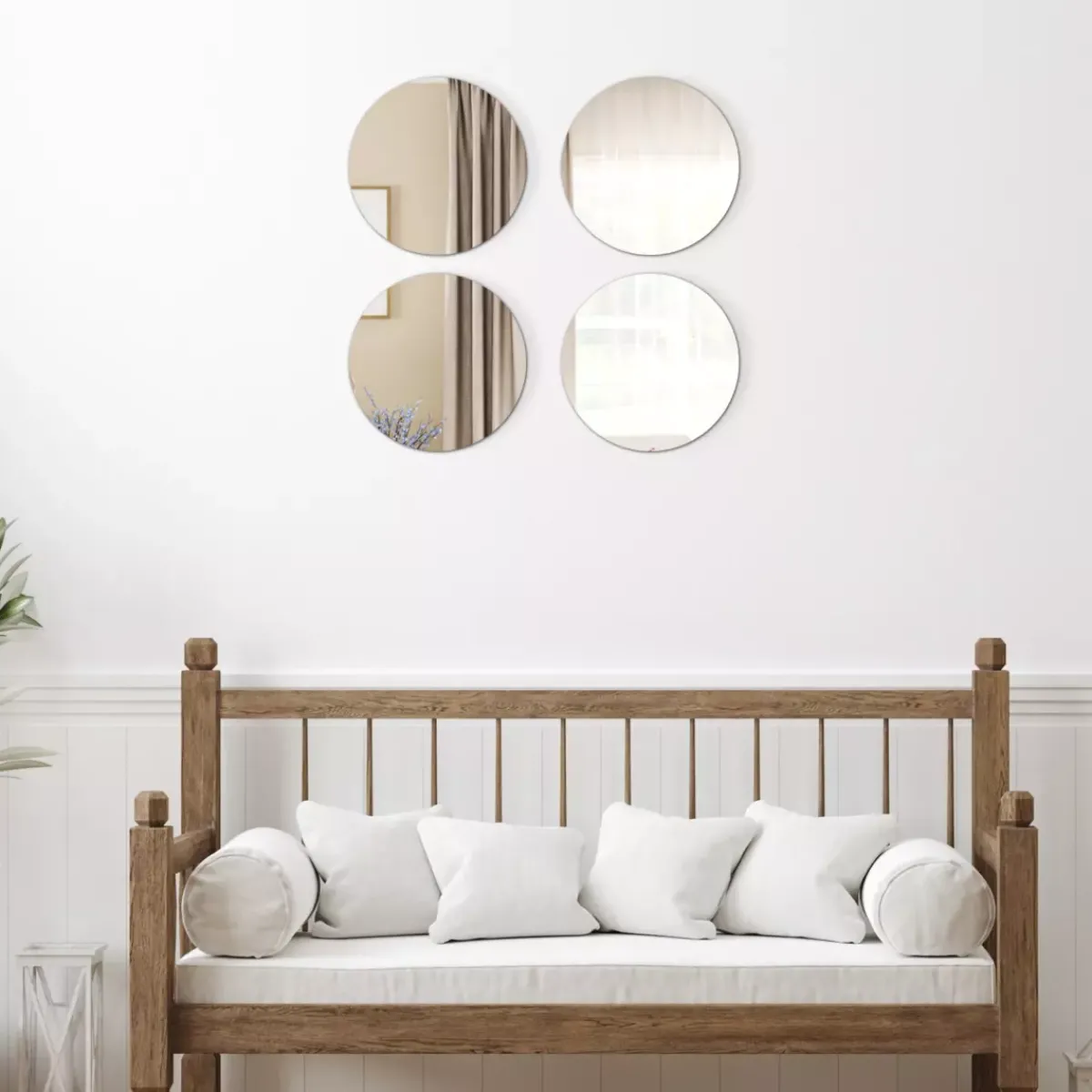 TENDANCE Specchi|Accessori Bagno-Se di 4 specchi Rotondi (D30cm)