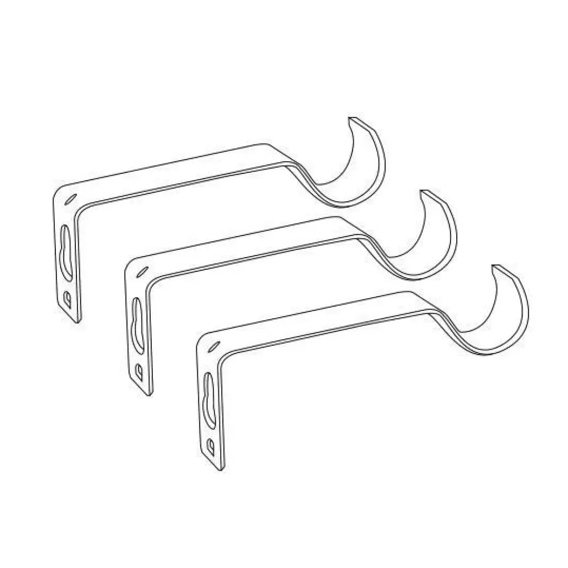 Set bastone per tenda allungabile (L120 - L210 cm / D19 mm) Brasserie Bronzo