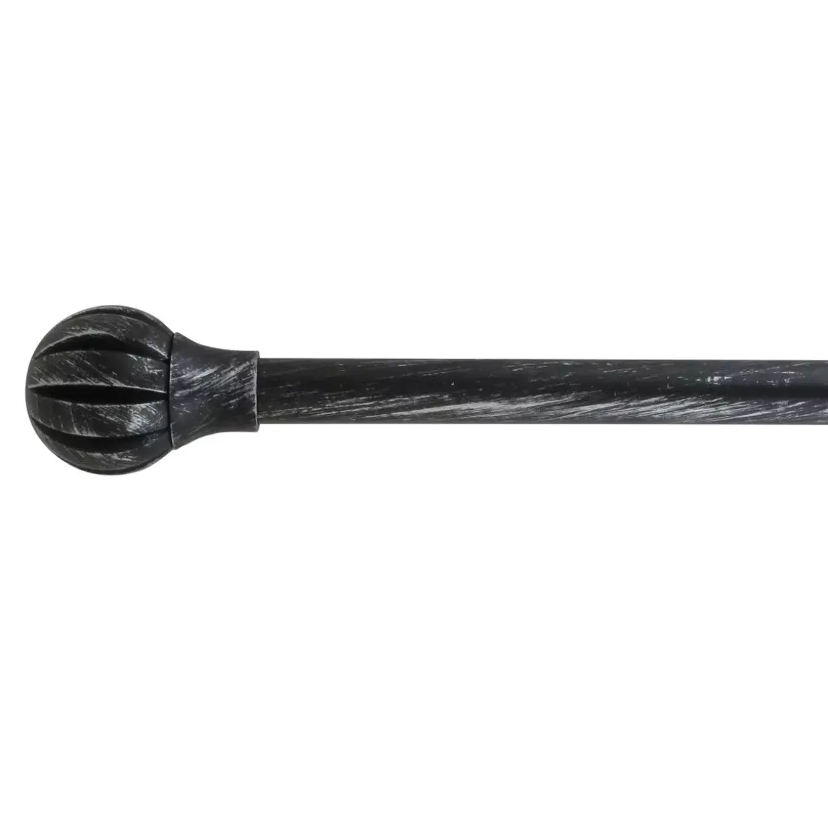 Set bastone per tenda allungabile (L120 - L210 cm / D19 mm) Touch of zen Nero