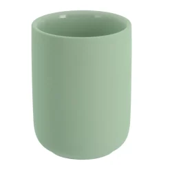 TENDANCE Accessori Bagno-Set bicchiere, portasapone e distributore in grès Timeless Azzurro