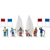 KAEMINGK Personaggi E Accessori Per Villaggio-Set da 12 sciatori e accessori Sport invernali