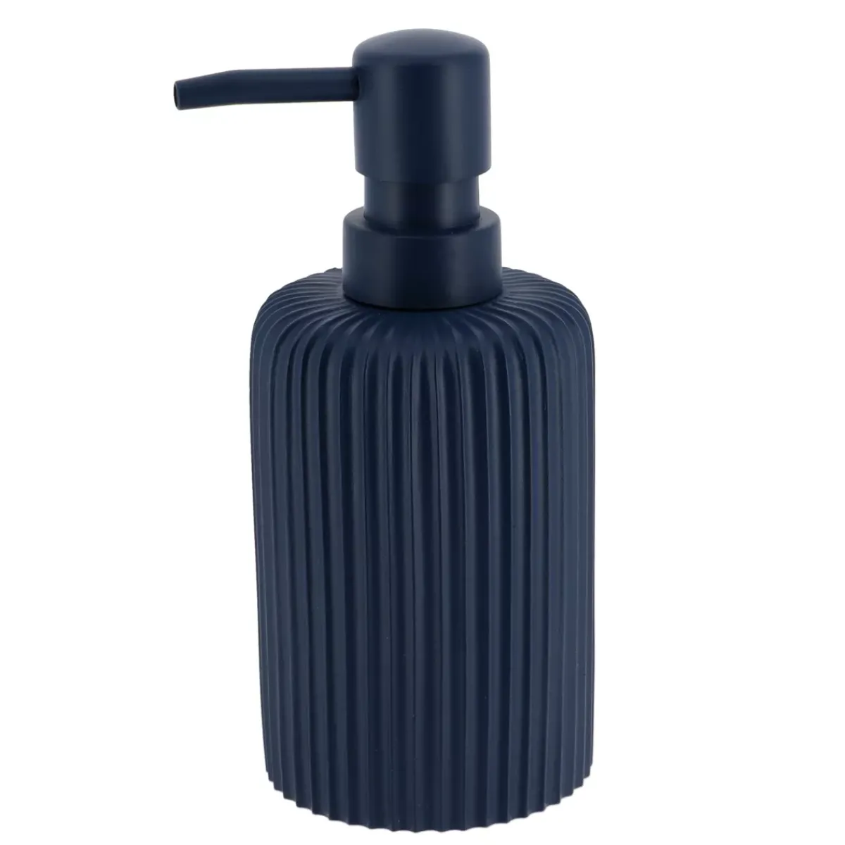 TENDANCE Accessori Bagno-Set di accessori bagno in resina Striato Blu marino