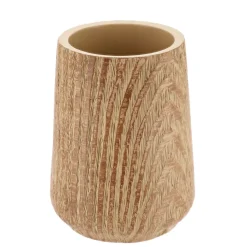 TENDANCE Accessori Bagno-Set di accessori per il bagno effetto legno Scandi