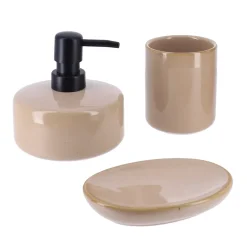 TENDANCE Accessori Bagno-Set di accessori per il bagno gres laccato Season color