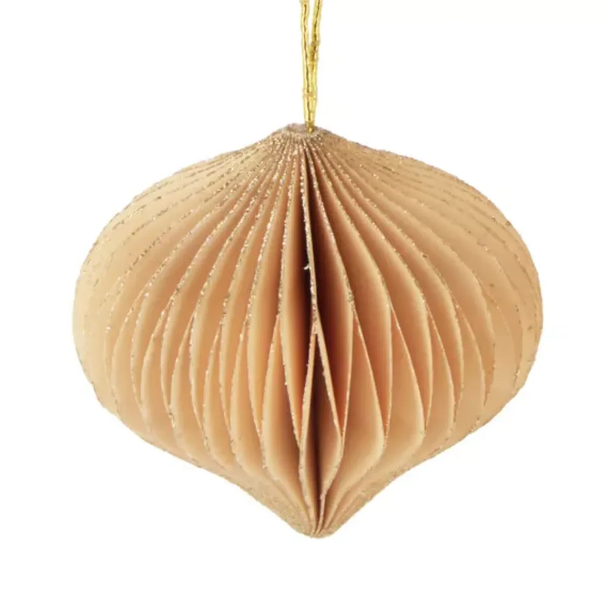 KOOPMAN Addobbi Natalizi|Decorazioni E Oggetti Natalizi-Set di 9 addobbi natalizi da appendere (D60 mm) Chiusura magnetica in carta , bianco e oro