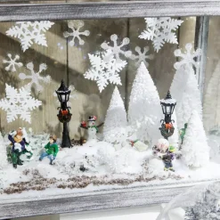 KAEMINGK Personaggi E Accessori Per Villaggio-Set di 9 alberi per la creazione di un villaggio