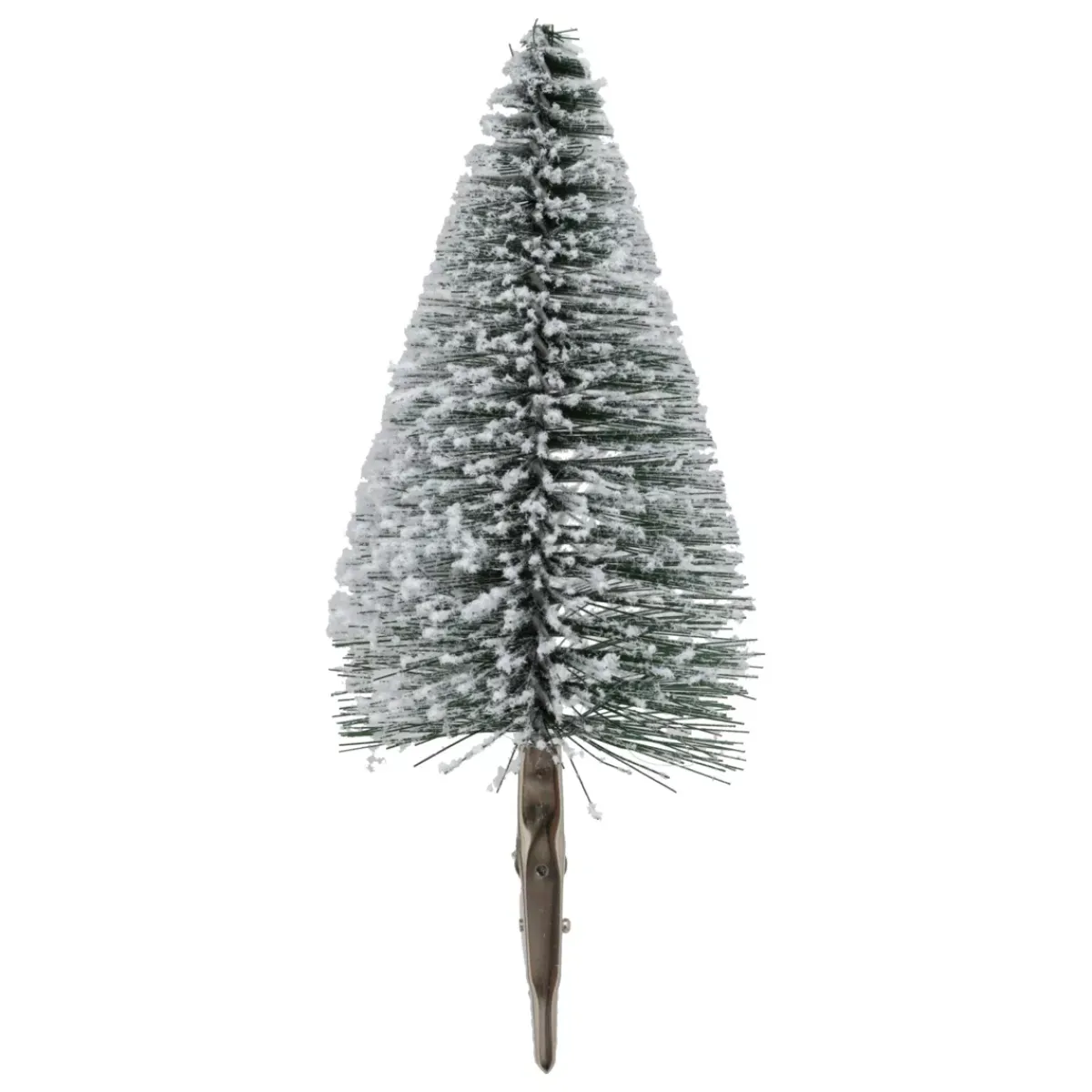 FEERIC LIGHTS Addobbi Natalizi-Set di 4 alberi di Natale con clip (Alt 16 e 13 cm) Foresta incantata innevato