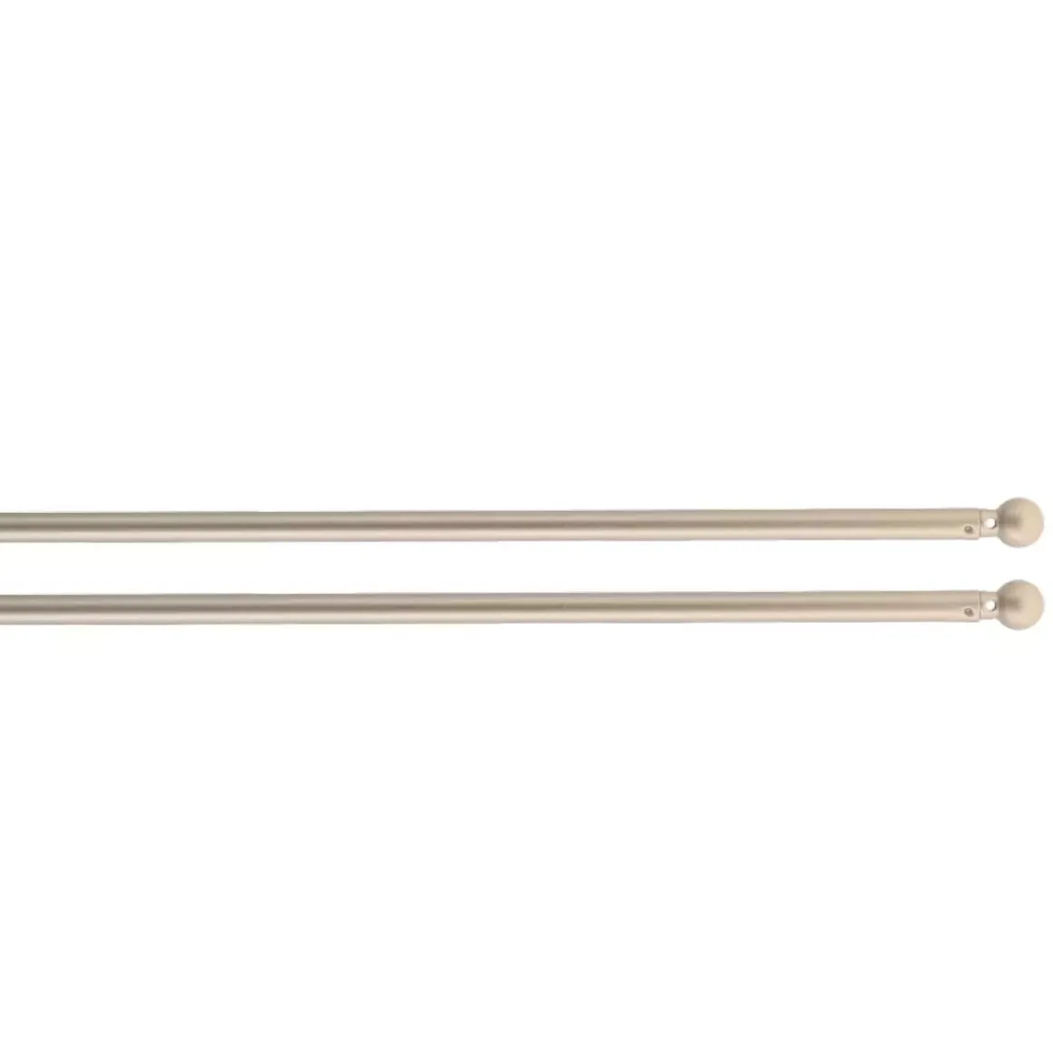 Set di 2 bachette regolabili rotonde (da L40 a 600 cm) Rona Oro