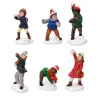 KAEMINGK Personaggi E Accessori Per Villaggio-Set di 6 bambini (H5,5 cm) Giochi invernali per villaggio