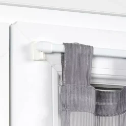 Set di 2 bastoni per tenda regolabili (40 a 60 cm) Bianco