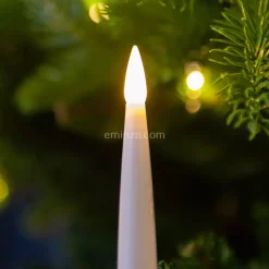 KAEMINGK Decorazioni E Oggetti Natalizi|Oggetti Decorativi E Illuminati-Set di 10 candele a pile (15 cm) Crystal bianco caldo