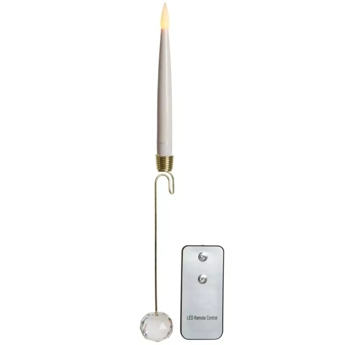 KAEMINGK Decorazioni E Oggetti Natalizi|Oggetti Decorativi E Illuminati-Set di 10 candele a pile (15 cm) Crystal bianco caldo